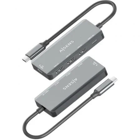 Aisens Hub USB-C A109-0945 Gris Aisens Hub USB-C A109-0945 Gris
